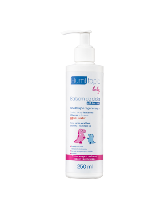 Balsam do ciała nawilżajaco - regenerujący od 1 dnia życia 250 ml | Humitopic