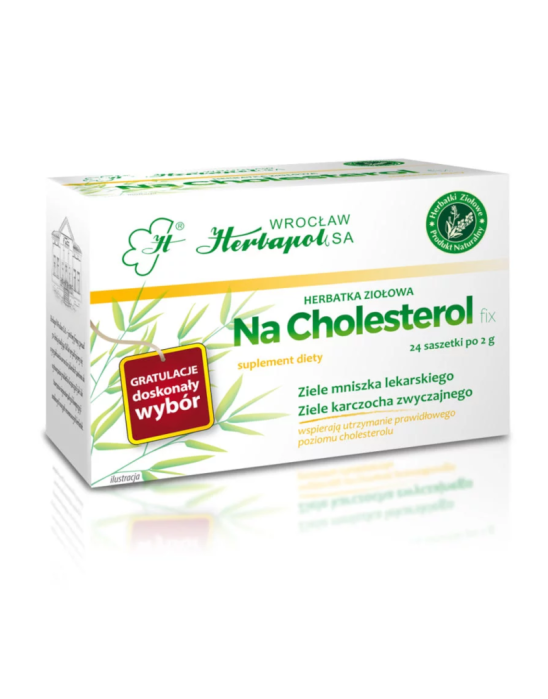 Herbatka ziołowa na cholesterol 24t | Herbapol Wrocław