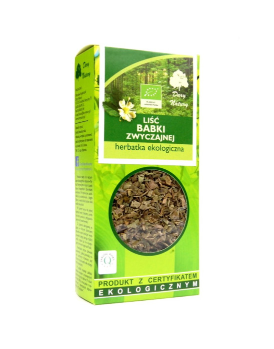 Herbatka ekologiczna liść babki zwyczajnej 50g | Dary natury