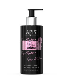 Rozświetlający balsam do ciała ROSE MADAME 300ml | Apis