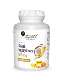 Kwas kaprylowy 90 kaps | Aliness