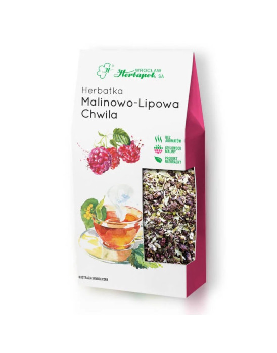 Herbatka malinowo-lipowa chwila 80g | Herbapol Wrocław