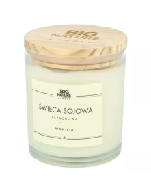 Świeca sojowa wanilia 150g | Big Nature