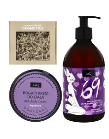 Zestaw 69: żel pod prysznic 500ml + krem do ciała 200ml | LaQ