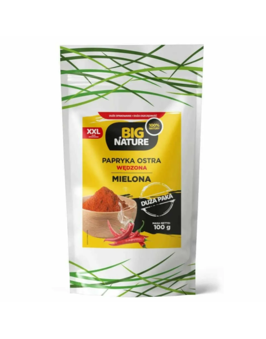 Papryka ostra wędzona mielona 100g | Big Nature