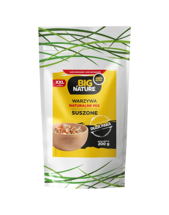 Warzywa suszone naturalne mix 200g | Big Nature