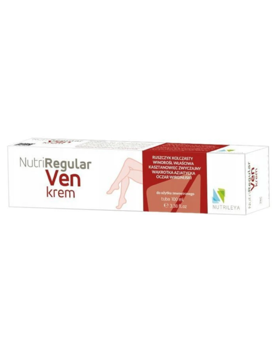 NutriRegular ven krem na uczucie cięzkich nóg 100ml | Nutrileya