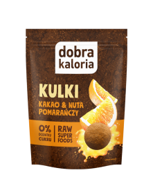 Kulki kakao & nuta pomarańczy 65 g | Dobra kaloria