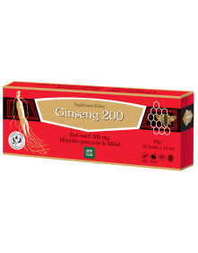 Żeń-szeń 200 mg & mleczko pszczele & miód 10 x 10 ml | Ginseng Poland