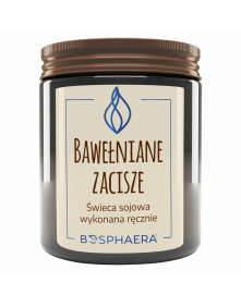 Świeca sojowa bawełniane zacisze 190 g | Bosphaera