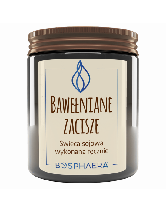 Świeca sojowa bawełniane zacisze 190 g | Bosphaera