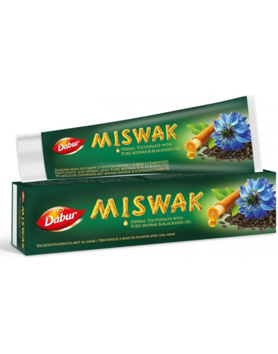 Pasta do zębów ziołowa z miswak i olejem z czarnuszki 100 ml | Dabur