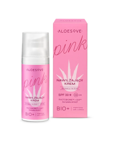 Pink nawilżający krem do twarzy na dzień SPF 30 50 ml | Aloesove