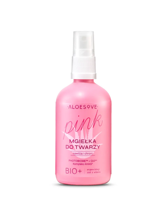 Pink mgiełka-tonik do twarzy 100 ml | Aloesove