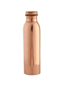Butelka miedziana na wodę klasyczna w połysku 650ml | Ayur Water