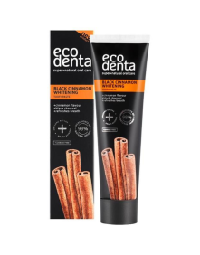Pasta do zębów wybielająca czarny cynamon bez fluoru 100 ml | Ecodenta