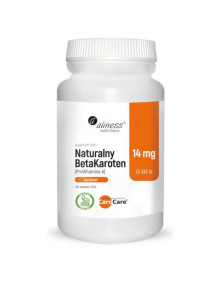 Naturalny beta karoten 14 mg 100 tabl | Aliness