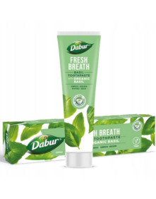 Bazyliowa pasta do zębów świeży oddech bez fluoru 100 ml | Dabur