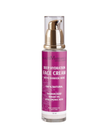 Krem nawilżający z różą damasceńską i kwasem hialuronowym 50 ml | Beaute Marrakech