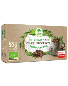 Herbatka guz brzozy chaga 25t | Dary Natury