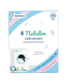 Eko listki piorące kwiatowe 40 prań | Natulim