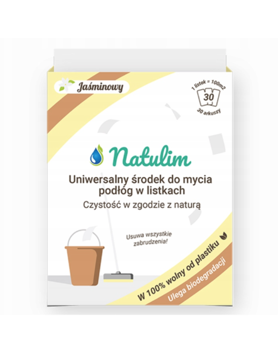 Eko listki do mycia podłóg jaśmin 30 szt | Natulim