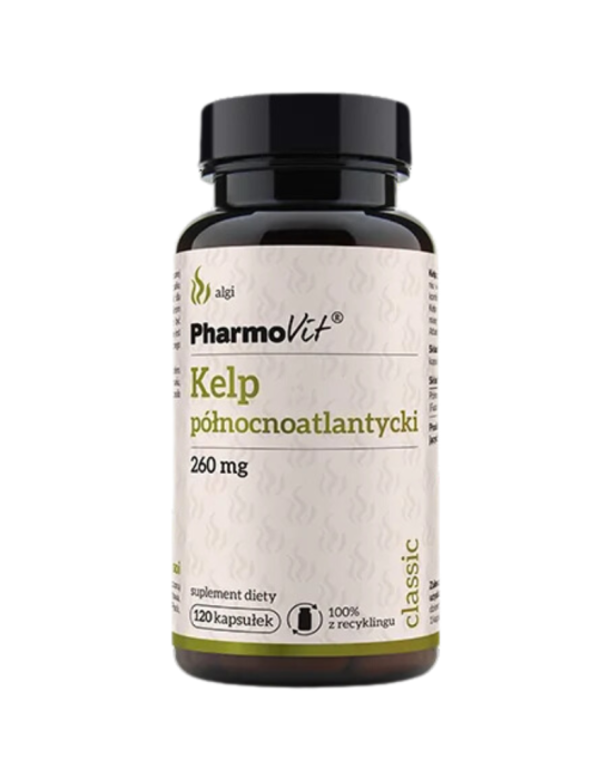 Kelp północnoatlantycki 260 mg 120 kaps | Pharmovit