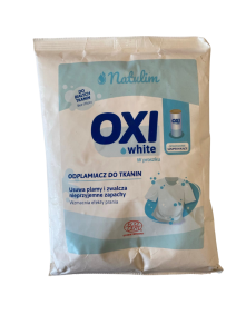 Oxi white odplamiacz w proszku do białego 500 g | Natulim