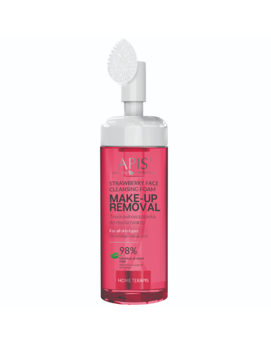 Pianka do mycia twarzy truskawkowa 150 ml | Apis