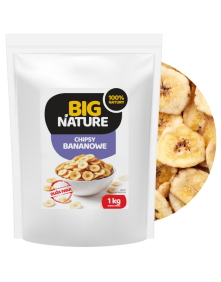 Chipsy bananowe 1 kg | Big Nature