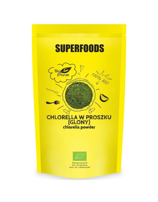 Chlorella sproszkowana 200 g | Bio Planet