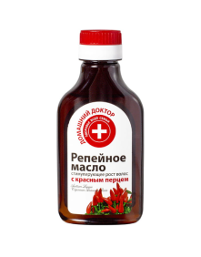 Olejek łopianowy z czerwoną papryczką na porost włosów 100 ml | Elfa