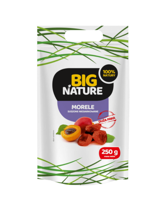Morele suszone niesiarkowane 250 g | Big Nature