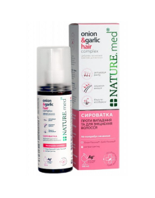 Tonik-serum kompleks cebulowo-czosnkowy do włosów 100 ml | Nature.med