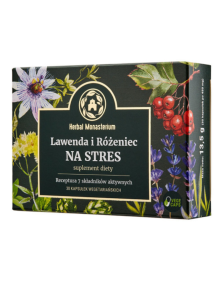 Lawenda i różeniec na stres 30 kaps | Herbal Monasterium