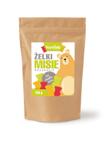 Żelki misie wegańskie 100 g | Foodlab