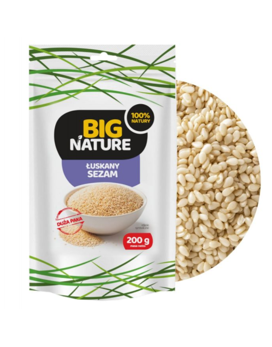 Łuskany sezam 200 g | Big Nature