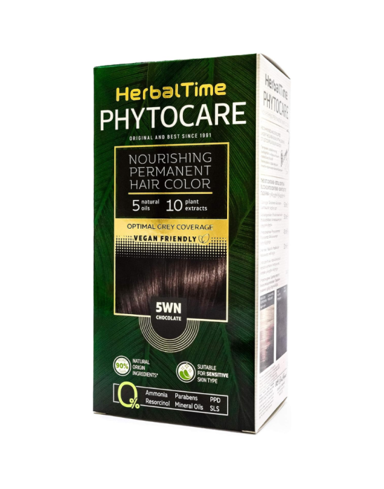 Farba do włosów 5WN czekolada 1 szt | Herbal Time Phylocare