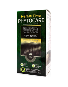 Farba do włosów 4N ciemny brąz 1 szt | Herbal Time Phytocare