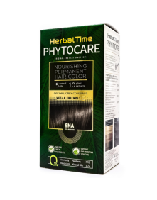 Farba do włosów 5NA chłodny brąz 1 szt | Herbal Time Phylocare