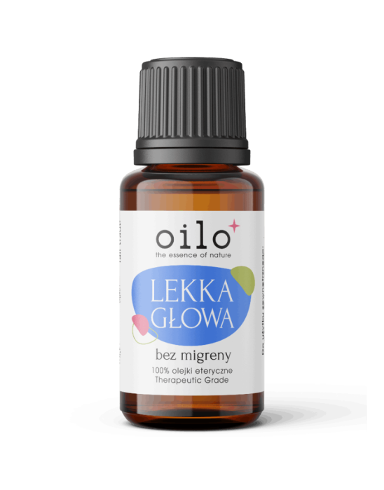Mieszanka olejków eterycznych lekka głowa (na migrenę) 5 ml | Oilo Bio