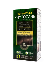 Farba do włosów 5C złoty kasztan 1 szt | Herbal Time Phytocare