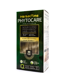 Farba do włosów 8N naturalny blond 1 szt | Herbal Time Phytocare