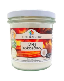 Olej kokosowy 240 g | Pięć Przemian