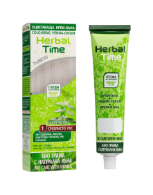 Henna do włosów 1 srebrny blond 75 ml | Herbal Time