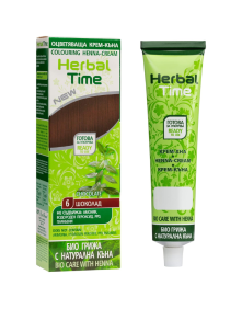 Henna do włosów 6 czekolada 75 ml | Herbal Time