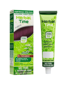 Henna do włosów 9 bakłażan 75 ml | Herbal Time