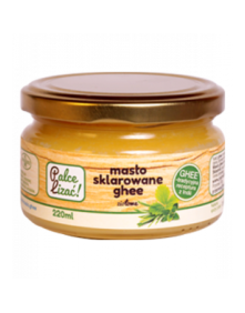 Masło sklarowane ghee ziołowe 220 ml | Palce Lizać