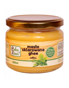 Masło sklarowane ghee ziołowe 320 ml | Palce Lizać