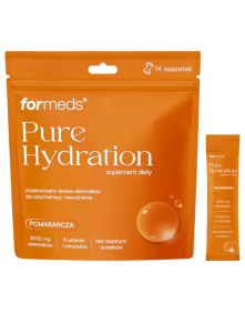 Zestaw elektrolitów pure hydration pomarańcza 14 saszetek | Formeds